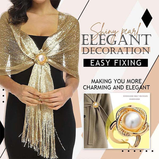 ✨ Fransk elegant frakkeskjerfspenne - Eleganse til fingerspissene!