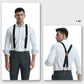 👔 50% RABATT – X-formede bukseseler – avtakbare & justerbare – antikke spenner – høyelastisk – 10 farger