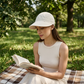 🧢 50% RABATT! ☀️ Damesolhatt med justerbar hestehale-åpning – pustende og lett – perfekt til stranden, hagen eller reiser – beskytter pålitelig mot UV-stråling 🌿👒