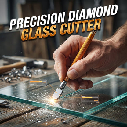 💎 50% RABATT – Presisjons diamant glasskutter – for glass, keramikk og fliser – karbid tipp – rent kutt – ergonomisk