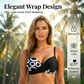👙 50% RABATT – Contouring push-up bikinisett – wrap-design – premium stretchstoff – flatterende midjebånd – 9 farger – for strålende strandselvtillit