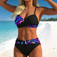 👙 50% RABATT – Contouring push-up bikinisett – wrap-design – premium stretchstoff – flatterende midjebånd – 9 farger – for strålende strandselvtillit