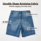 👖 50% RABATT – Stretchbare bermuda-jeans – premium denim med stretch – cargo-lommer – middels høy midje – flatterende passform – for en aktiv hverdag