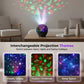 🌌 50% RABATT – Galaxy projector nattlys – dynamisk lydsynkronisering – utskiftbare temaer – USB – kompakt – for magisk stemning