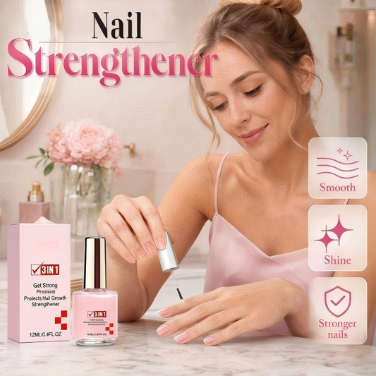 💅 50% RABATT – Negleforsterkende formel – styrker svake negler – forhindrer flassing & sprekker – glatter ujevnheter – blank finish – beskytter neglevekst