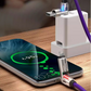 📢📢50% OFF NOW!🔌 ⚡4-in-1 LED Light Up Charging Cable – Multi Interface Fast Charger Cord with Indicator Light, Durable Silicone Charging Wire for iPhone, Type-C & Micro USB Devices🔋