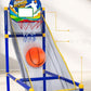 🏀50% RABATT – Basketballkurv med ballretur – smart rampe – baller ruller rett tilbake – glatte kanter – stabil – for barns utvikling