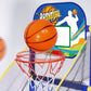 🏀50% RABATT – Basketballkurv med ballretur – smart rampe – baller ruller rett tilbake – glatte kanter – stabil – for barns utvikling