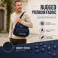 💼 50% RABATT – Menns allsidig veske med 5+ lommer – romslig – vannavstøtende – justerbar rem – for pendling, reise og fritid