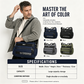 💼 50% RABATT – Menns allsidig veske med 5+ lommer – romslig – vannavstøtende – justerbar rem – for pendling, reise og fritid