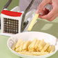 🥔 50% RABATT – Rustfritt stål pommes frites kutter – skarpe blader – ergonomisk håndtak – allsidig – kompakt – for perfekte frites og grønnsaker