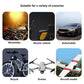 💡 50% RABATT – Trådløs LED strobelys – 8 farger – USB-oppladbar – vanntett – fjernkontroll – for bil, motorsykkel, drone, RC-bil og mer