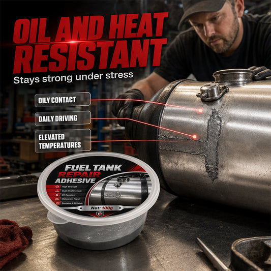 ⛽ 50% RABATT – Drivstofftank reparasjonskitt – tett hull i metalltanker – rask & enkel – for bil, båt, traktor og maskiner – forhindre drivstofflekkasje