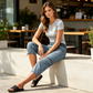 ✨ 50% RABATT – Capribukser med cargo-lommer – høy midje – elastisk linning – snøring – A-linje – lette og pustende – 7/8 lengde – for en moderne komfortstil