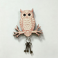 🦉 50% RABATT – Interaktiv ugle nøkkelholder – bevegelige øyne – plassbesparende – eksklusivt trykk – slitesterkt tre – enkel montering – for gang, stue og kontor