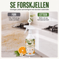 🏠 50% RABATT – Allsidig plantebasert rengjøringsmiddel – fjerner fett – glans på glass – naturlig sitrus – ett spray til alle rom – for et rent og friskt hjem