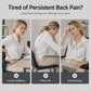 🪑 50% RABATT – Ergonomisk korsryggpute – memory foam – ryggradsjustering – trykkavlastning – hudvennlig melkesilke – universal – for kontor, bil og hjem