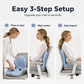 🪑 50% RABATT – Ergonomisk korsryggpute – memory foam – ryggradsjustering – trykkavlastning – hudvennlig melkesilke – universal – for kontor, bil og hjem