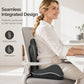 🪑 50% RABATT – Ergonomisk korsryggpute – memory foam – ryggradsjustering – trykkavlastning – hudvennlig melkesilke – universal – for kontor, bil og hjem