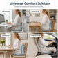 🪑 50% RABATT – Ergonomisk korsryggpute – memory foam – ryggradsjustering – trykkavlastning – hudvennlig melkesilke – universal – for kontor, bil og hjem