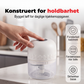 🔪 Få 50% rabatt – hakk kjøtt og grønnsaker på sekunder – trådløs – 3 blader – lang batteritid – stor kapasitet – enkel rengjøring – for et effektivt kjøkken