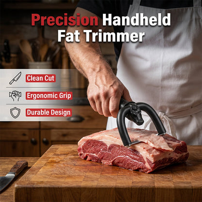🔪 50% RABATT – U-formet buet kjøttfettskraper – presis fettfjerning – rustfritt stålblad – ergonomisk – sikker & kontrollert – rask rengjøring – for alle typer kjøtt