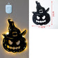 👻 50% RABATT – Halloween-lys med silhuettmønster – varm glød – enkel henging – for innendørs og utendørs – skaper skummel atmosfære – for vegger, dører og vinduer