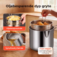 🛡️ 50% RABATT – Fritøse i 304 rustfritt stål – dypere design – helletut – oljefilter – for pommes frites, kylling, reker og tempura – kompatibel med alle komfyrer