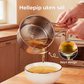🛡️ 50% RABATT – Fritøse i 304 rustfritt stål – dypere design – helletut – oljefilter – for pommes frites, kylling, reker og tempura – kompatibel med alle komfyrer