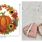 🍂 50% RABATT – Diamantmalingssett med høstkrans – akrylbase – ferdige hull – perler og verktøy inkludert – for Halloween og Thanksgiving – allsidig dekor