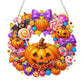 🍂 50% RABATT – Diamantmalingssett med høstkrans – akrylbase – ferdige hull – perler og verktøy inkludert – for Halloween og Thanksgiving – allsidig dekor