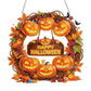 🍂 50% RABATT – Diamantmalingssett med høstkrans – akrylbase – ferdige hull – perler og verktøy inkludert – for Halloween og Thanksgiving – allsidig dekor