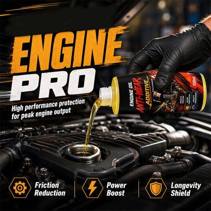 Få en jævnere & mere kraftfuld motor – 50% på motorolie additiv – Aktiv friktionsbeskyttelse – Universal – Til benzin & diesel – Perfekt til alle motorer 💪🚗
