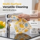 🧼 50% RABATT – Trykte mikrofiberkluter – riv av – ultra absorberende – for flere overflater – gjenbrukbare – søte sitron- og kattemotiver – for effektiv kjøkkenrengjøring