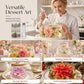 🌸 50% RABATT – 3D gelatin blomsterkunstsett – rustfritt stål – sprøytepåføring – gjenbrukbart – for kreative dessertdekorasjoner – lag imponerende 3D-blomster