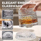 🥃 50% RABATT – 360° roterende whiskeyglass – stabil base – pregede mønstre – premium matvaregodkjent glass – allsidig bruk