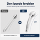 🧽 50% RABATT – Ergonomisk buet ryggskrubb – dyp eksfoliering – sklisikkert grep – for dusj, reise og trening – holdbar og hygienisk