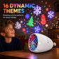 🎄 50% RABATT – Magic E27 juleprojeksjonspære – 16 fortryllende mønstre – energisparende LED – varmebestandig – allsidig festdekor – for jul og høytider