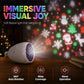 🎄 50% RABATT – Magic E27 juleprojeksjonspære – 16 fortryllende mønstre – energisparende LED – varmebestandig – allsidig festdekor – for jul og høytider