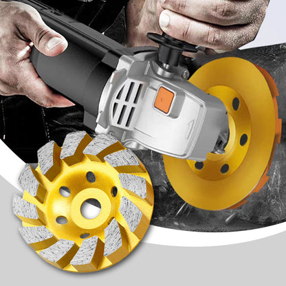 🔧 50% RABATT – Slipeskive med diamantbelagt flate – tåler høye temperaturer – for betong, fliser og stein – kompatibel med standard vinkelslipere – holdbar og effektiv