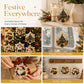 🎄✨ NÅ: 50 % RABATT I EN BEGRENSET PERIODE – DIY-julepynt med perler – 5D-diamantmalingssett – Glitrende perler – Akryl – Til juletre-, vindus- og festdekorasjon 🎅🌟🛡️