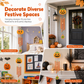 Lag din egen Halloween-dekorasjon – 50 % rabatt på gjør-det-selv-sett med gresskar i tre – Mal og dekorer – Flere ulike motiver – Perfekt for hele familien 💪🎨