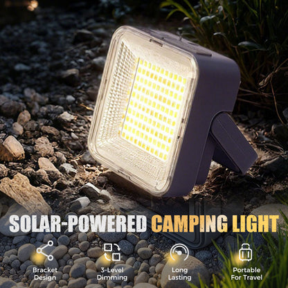 💡🔥 NÅ: 50 % RABATT I EN BEGRENSET PERIODE – Ultrabærbar solcellelykt – 3 lysmoduser – 120° belysning – IPX4 vanntett – Powerbank – Magnetisk og opphengbar – For camping og nødsituasjoner 🌙🏕️🛡️