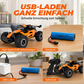 🏎️ 50% RABATT – Rask off-road RC-bil – 4WD – overdimensjonerte dekk – responsiv styring – støtdempende fjæring – LED-lys for nattkjøring