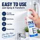 🚿 50% RABATT – Spraymaling for fliser – fornyer falmede og gulnede flater – dekker misfarging – for bad, kjøkken og vaskesoner