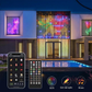💡 50% RABATT – Smart LED-projektor – egendefinerte mønstre & bilder – musikksynkronisert lysshow – app & fjernkontroll – vanntett – USB-drevet