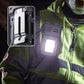 🧲 50% RABATT – Lommelykt med magnetfeste – 180° roterbart hode – hoved- & sidelys – varselmodus – USB-oppladbar – for bil, camping og nødsituasjoner🔦