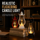 🕯️✨ NÅ: 50 % RABATT i en begrenset periode – Retro vintage-lykt med flakkende LED-lys – Trygg og bærbar stearinlyseffekt – Ingen voks, varme eller røyk – Robust og elegant – Til hjem og fest 🏡🛡️
