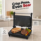 🔥 50% RABATT – Panini-grill med 180° åpning – sprø steking og jevn grilling – rask oppvarming – for smørbrød, biff og grønnsaker🥪