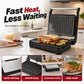 🔥 50% RABATT – Panini-grill med 180° åpning – sprø steking og jevn grilling – rask oppvarming – for smørbrød, biff og grønnsaker🥪